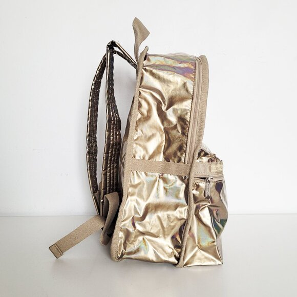 LeSportSac Gold Backpack with Adjustable Strap - VGUC - Picture 5 of 10
